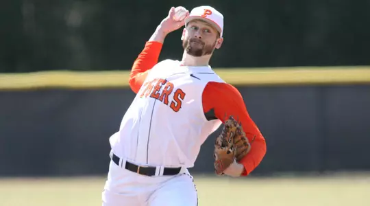 Hermans Wins Third Straight, Baseball Splits Day One at Penn