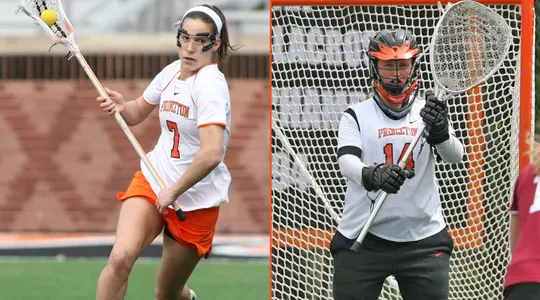 Ellis and Franke Sweep Ivy League Women's Lacrosse Weekly Honors