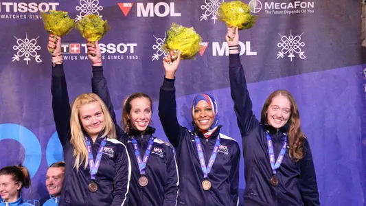 Stone's Team Saber Bronze Wraps Competition at Senior Worlds in Hungary