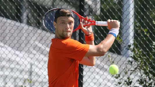 Men's Tennis Closes ECAC Tourney with Win over George Washington