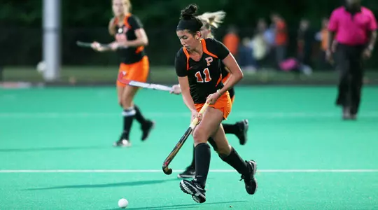 No. 20 Princeton University Field Hockey Holds Off American University, 2-1