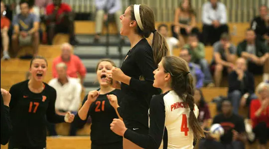 Tiger Volleyball Completes Ivy Weekend Sweep With 3-0 Win Over Cornell