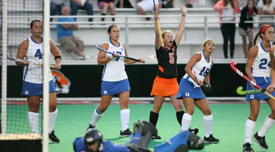 No. 3 Field Hockey Tops No. 10 Duke, 3-1, in Season Opener