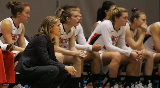 Banghart Posts 150th Win in Record-Setting 104-33 Victory over Portland St.