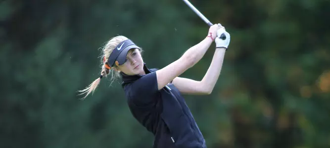 Women's Golf Stands Second With One Round Left at Bucknell