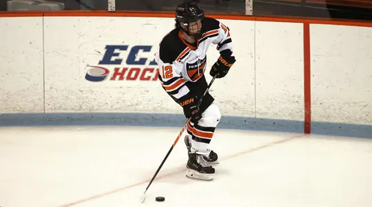 Sly Scores Twice as Women's Hockey Tops Brown 4-1