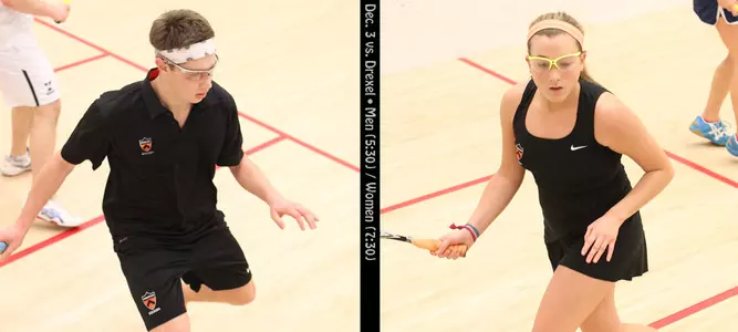 Squash Teams Host Drexel In Wednesday Jadwin Doubleheader