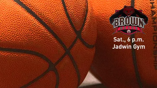 Men's Hoops to Host Brown Tonight as Final Home Ivy Weekend Draws to Close