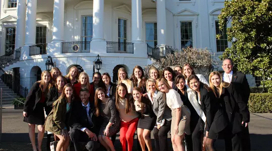 Fencing, Field Hockey Teams Make Visit to White House