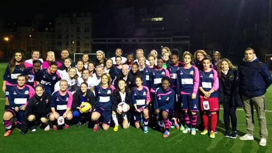 Women's Soccer Plays First Game in France