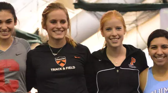 Anderson Wins Pole Vault; Tigers in 2nd Place after Day 1 at Heps