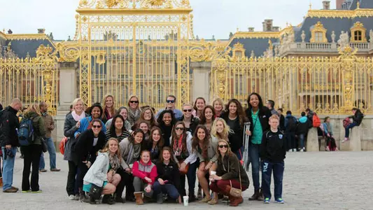 Tigers Visit Versailles on Day Five in France