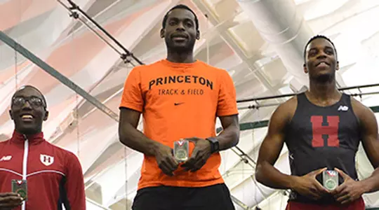 McLean Makes History as Men's Track & Field Takes 2nd at Heps
