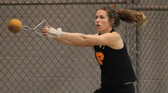 Ratcliffe Crushes Weight Throw Record as Women's Track Opens Season
