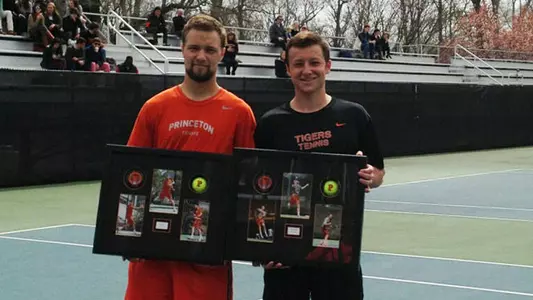 Men's Tennis Takes Win Over Cornell on Senior Day at Lenz