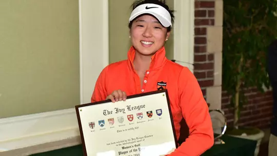Shon Surges Up Leaderboard to Finish Runner-Up, Earn Ivy POY