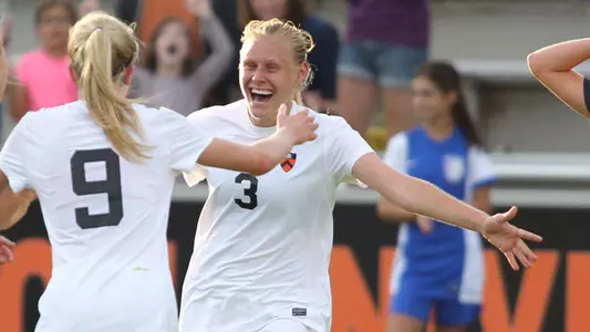 Lazo Scores Early, Late as Women's Soccer Beats Villanova 2-1 on ESPNU