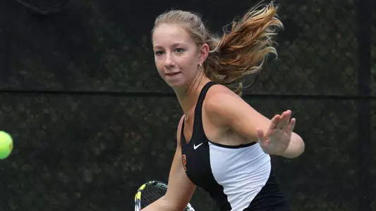 Women's Tennis Posts Strong First Day at Navy Invitational