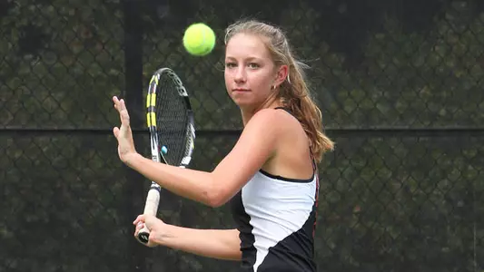 Women's Tennis Ends Weekend With Win Over Rutgers