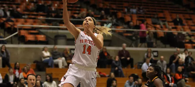 Strong Start Lifts Princeton Women's Basketball to 61-47 Victory Over Pitt