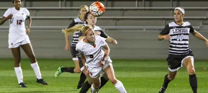 Women's Soccer Reaches 10 Wins, Tops Lehigh 2-0