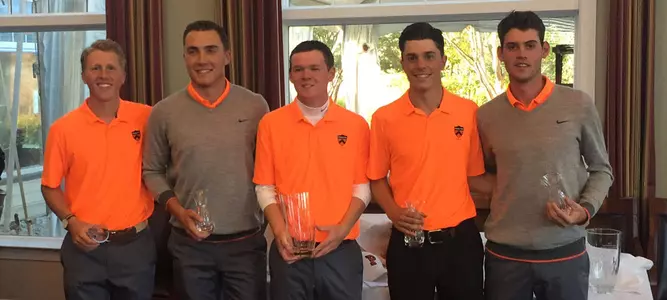 Second-Day Surge Leads Men's Golf to Title in Fall's Final Event