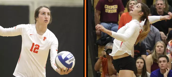 Standout Performances Earn Peterkin, Nussbaum Ivy Individual Honors