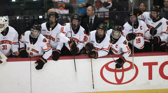 Men's Hockey Upends Maine 3-1 at Capital City Classic