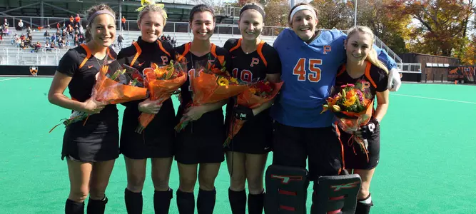 Field Hockey Clinches a Share of Ivy Title With 4-0 Win Over Cornell