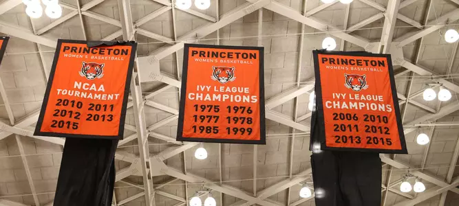 No. 25 Princeton Unveils Banners; Cruises to 72-34 Win Over American