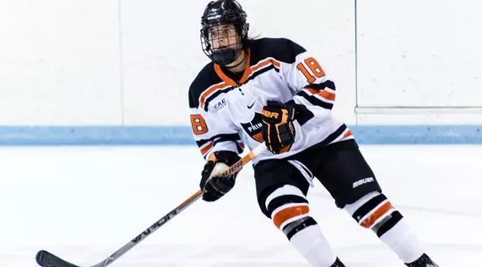 Balanced Effort Gives Women's Hockey 4-0 Win at RIT