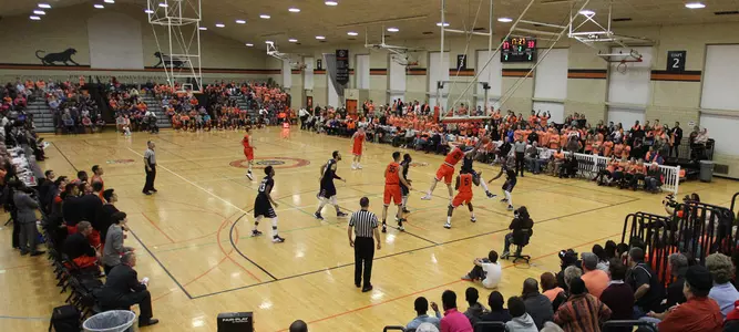 Men's Basketball Tops St. Peter's in Return to Dillon, 75-72