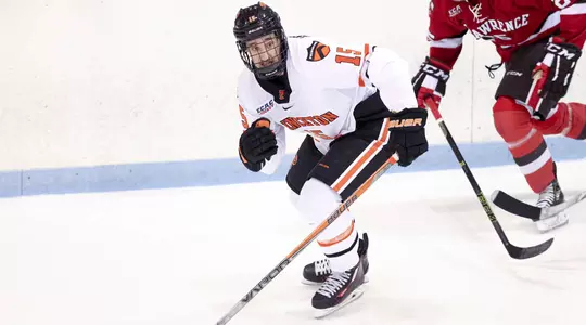 V?ronneau Paces Tigers in 3-3 Tie With No. 20 Rensselaer