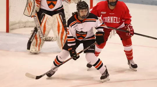 Late Goals Stun No. 10 Women's Hockey in 2-1 Loss