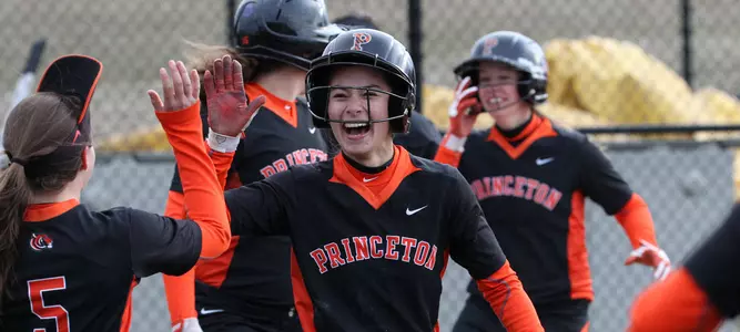 Schmidt Homers, Brown Beats Brown as Softball Sweeps Ivy-Opening Pair