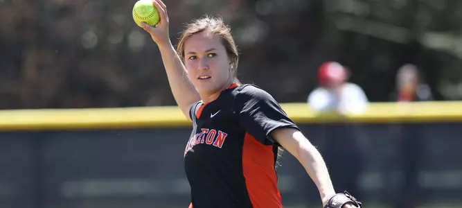 On a Strong Day for Pitching, Softball Splits Harvard Pair