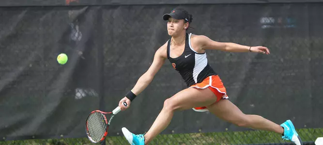 Women's Tennis Posts Winning Second Day at Princeton Invitational