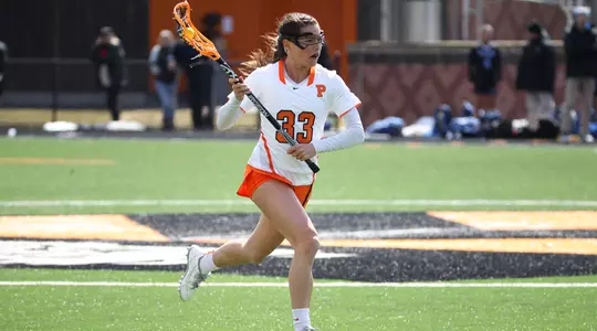 No. 13 Women's Lacrosse Clinches Share of Ivy Title with 12-6 Win Over Columbia