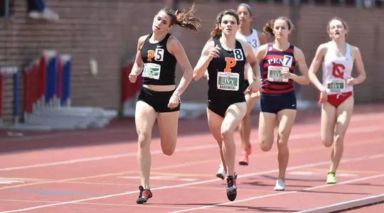 Women's Track Takes Second at Heps
