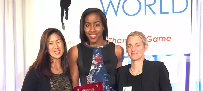 Woolridge Honored As National Role Model, Wooden Citizen Cup Finalist