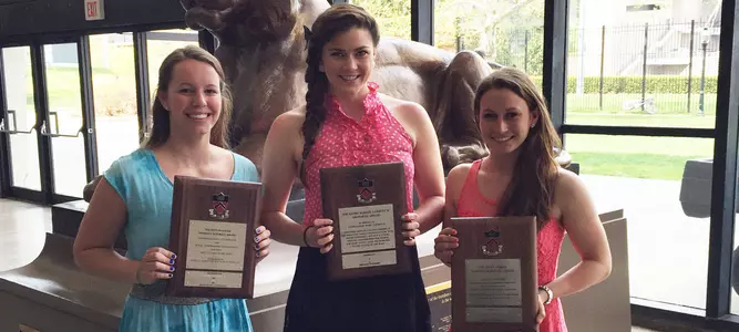 Schmidt, Christian, Rendina Earn Team Awards at Softball's Annual Banquet