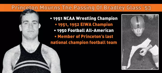Princeton Mourns The Passing Of Wrestling, Football Great Bradley Glass '53