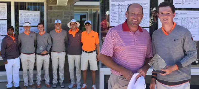 Prchal, Men's Golf Take Titles at Cornell Invitational