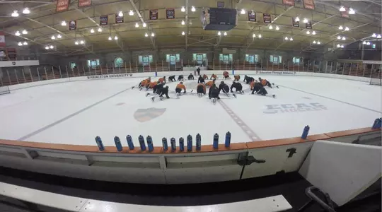 Men's Hockey First Skate of 2015-16