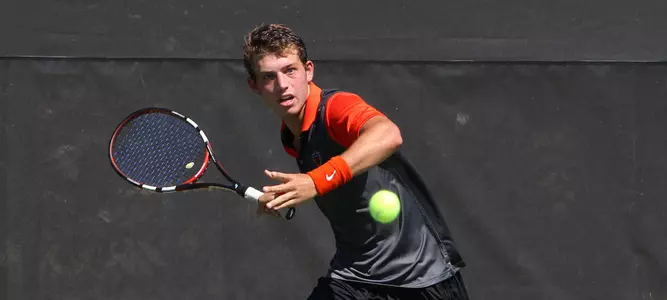 Men's Tennis Wraps Second Day at LSU