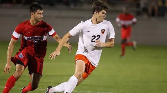 Men's Soccer Plays to a 1-1 Draw with American