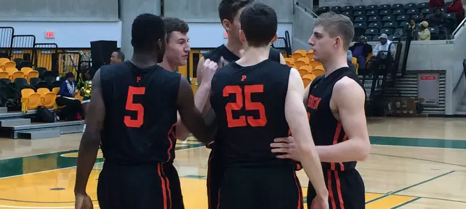 Men's Hoops Builds Lead, Withstands Comeback at Norfolk State