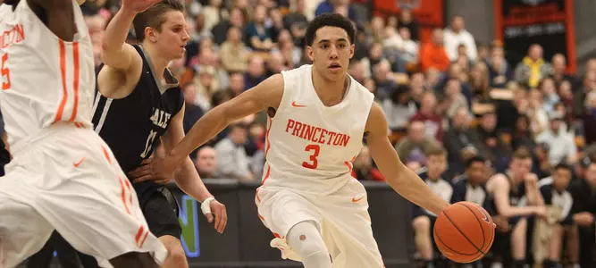 Men's Hoops Heats Up Ivy Race With 75-63 Win Over Yale