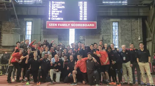 Ivy League Champions! Men's Indoor Track & Field Wins at Cornell