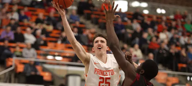 Cook's 21 Leads Princeton as Men's Hoops Tops Harvard, 83-62
